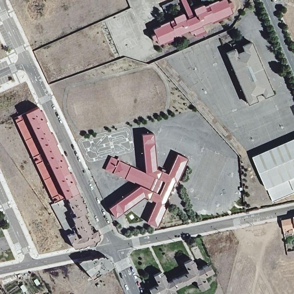 Aerial view of the grounds of LOPE DE VEGA