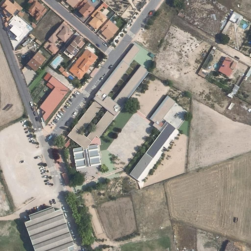 Aerial view of the grounds of MIGUEL DELIBES