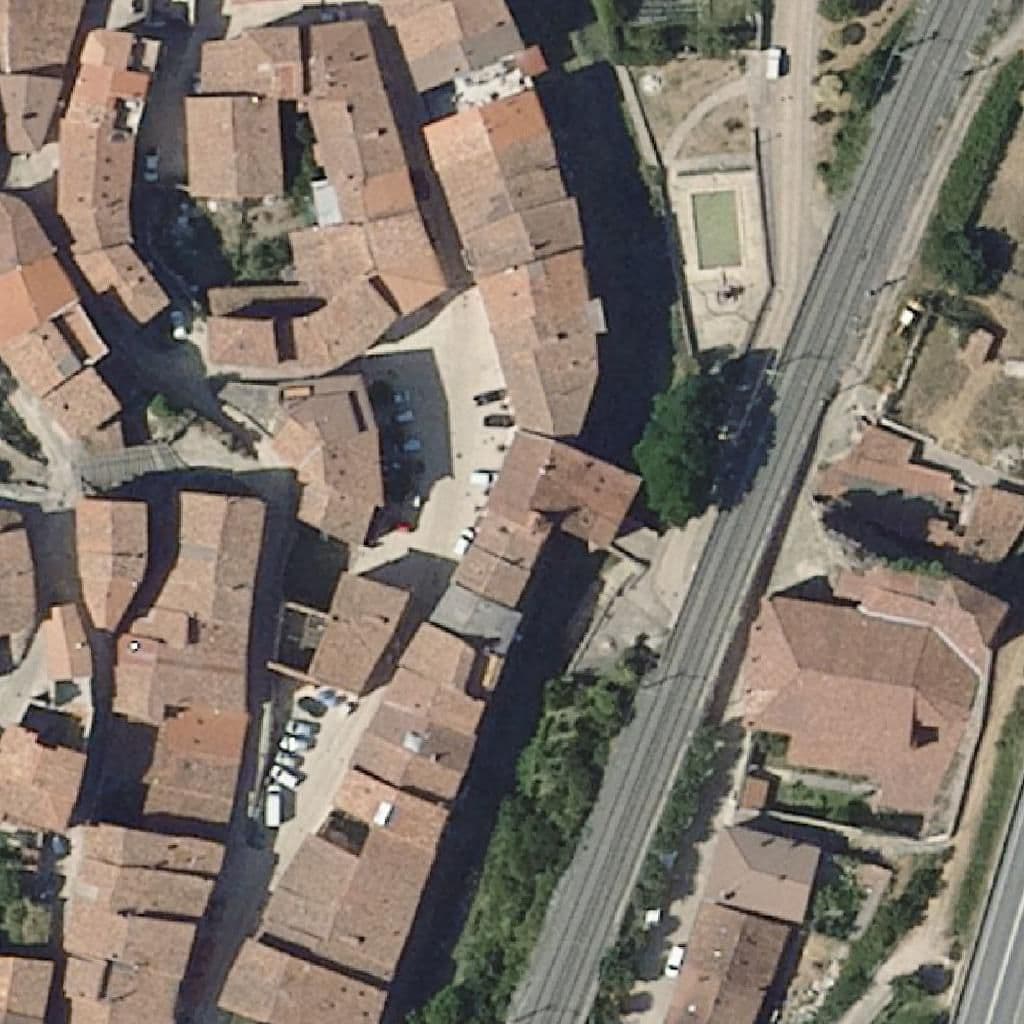 Aerial view of the grounds of MONTES OBARENES