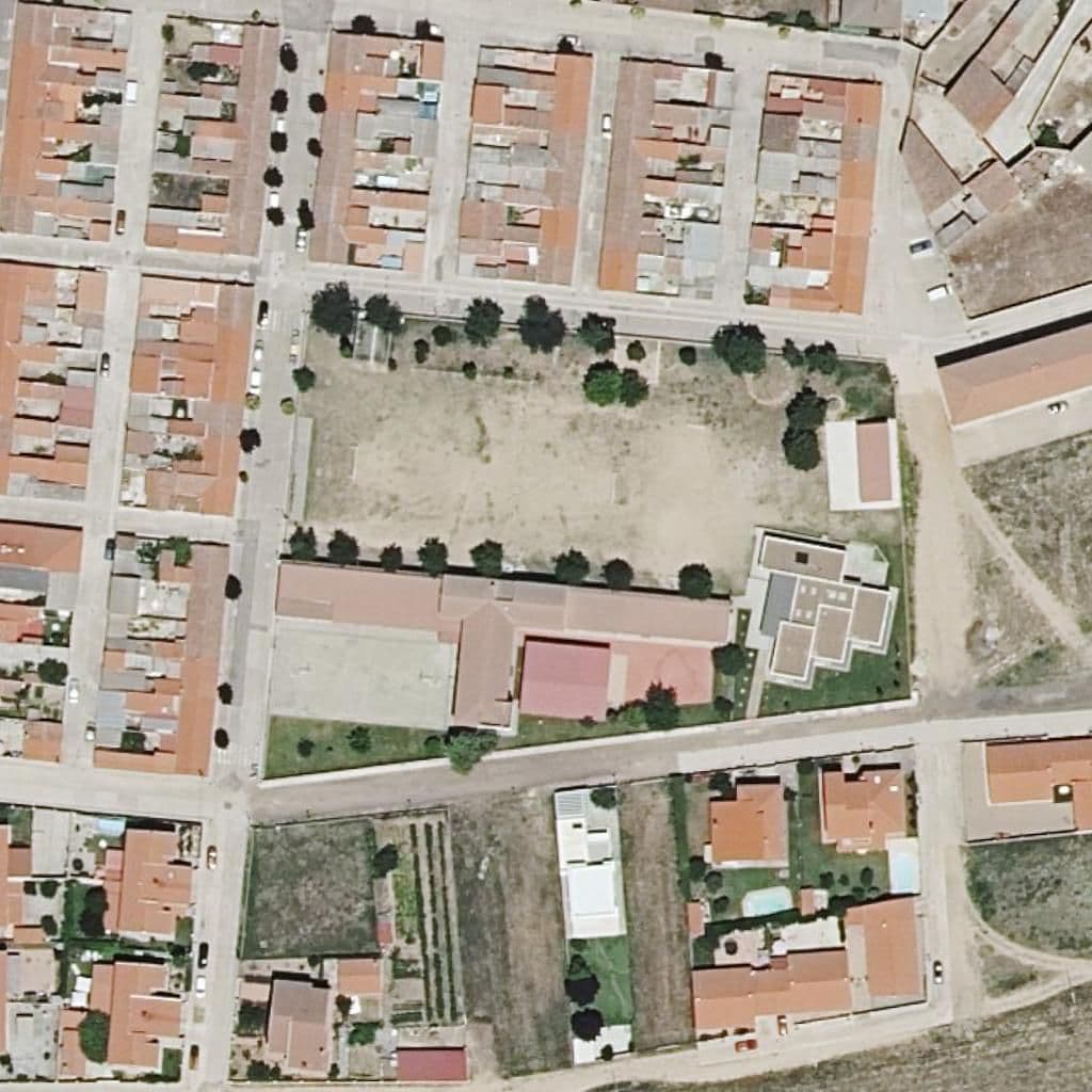 Aerial view of the grounds of NUESTRA SEÑORA DE LA PAZ