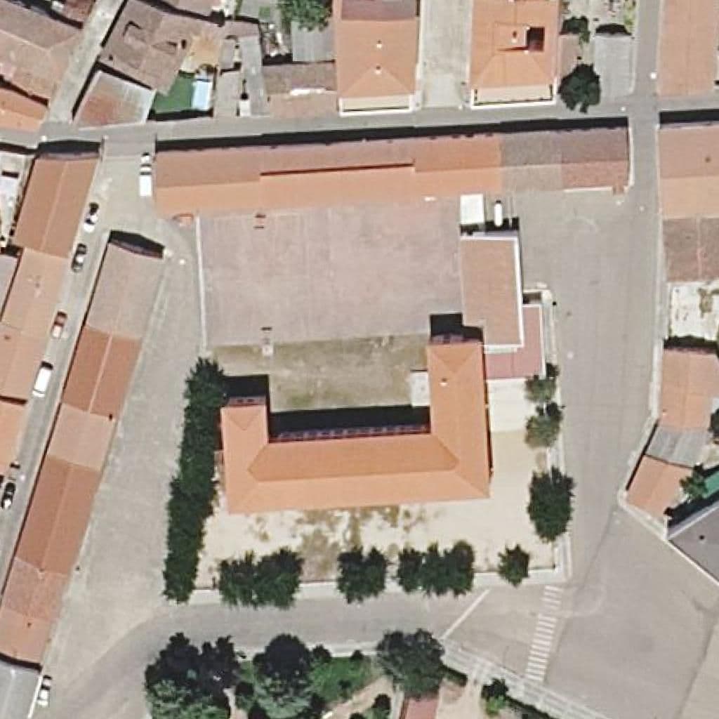 Aerial view of the grounds of NUESTRA SEÑORA DE LOS REMEDIOS