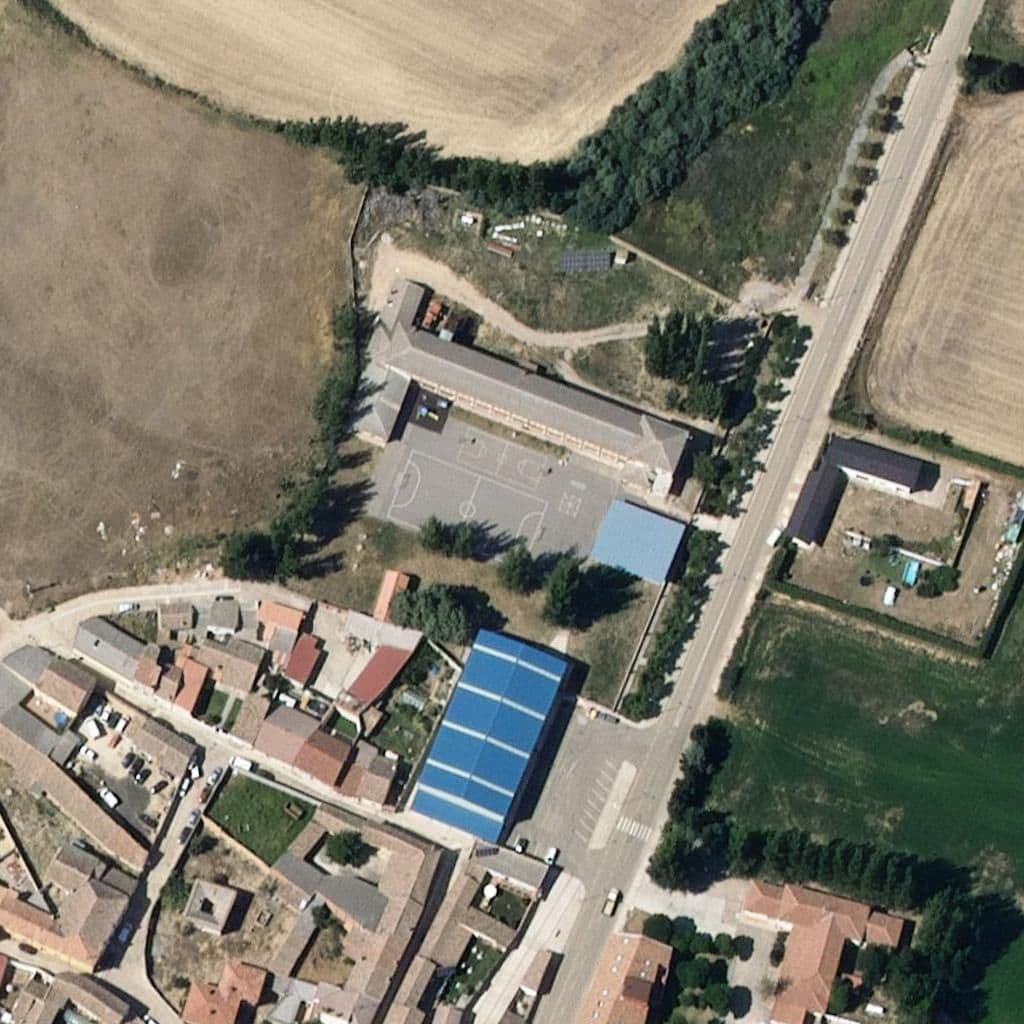 Aerial view of the grounds of PABLO SAENZ