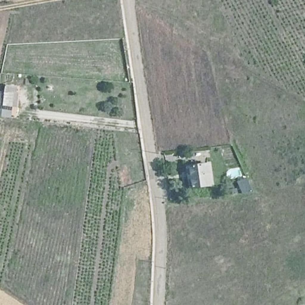 Aerial view of the grounds of SAN ILDEFONSO