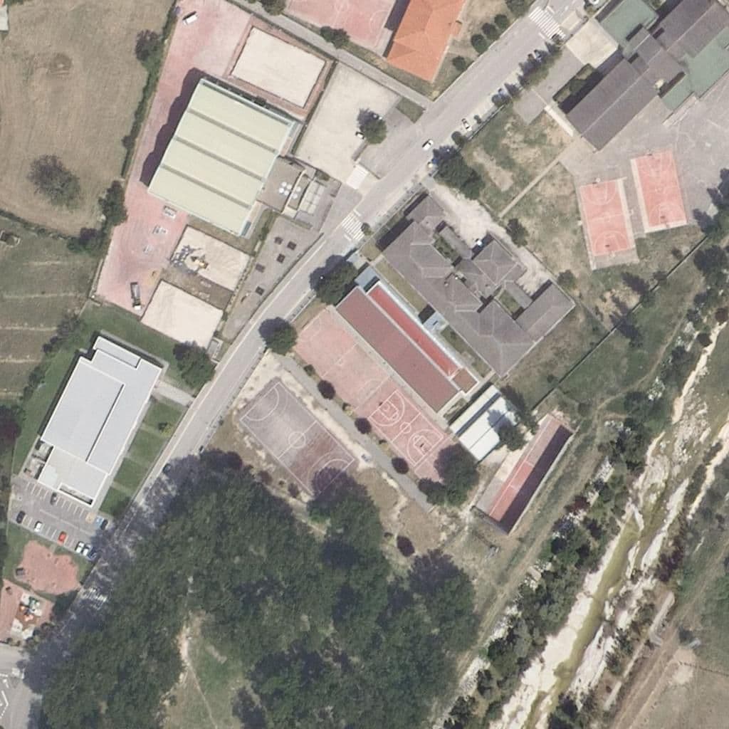 Aerial view of the grounds of SAN ISIDRO