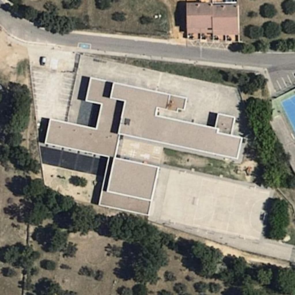 Aerial view of the grounds of SAN JUAN DE LA CRUZ