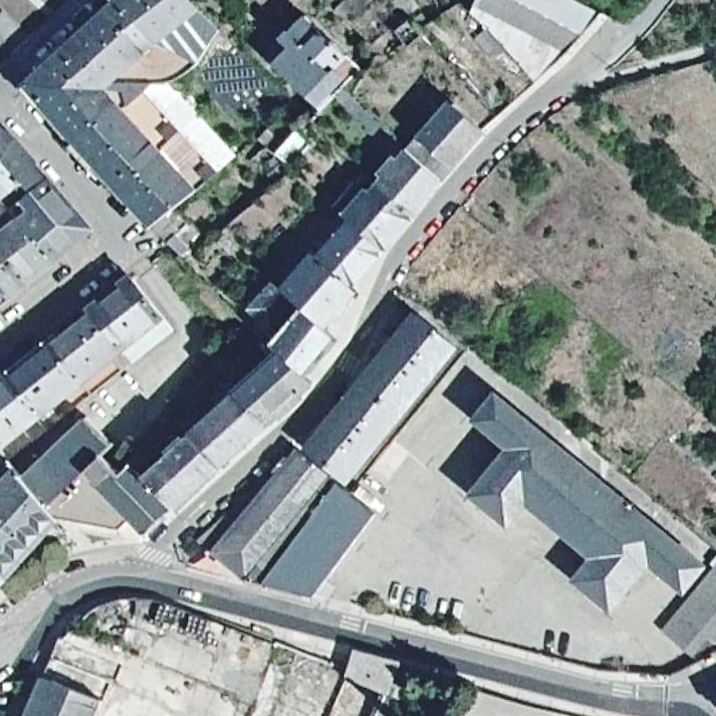 Aerial view of the grounds of SAN LORENZO DE BRINDIS