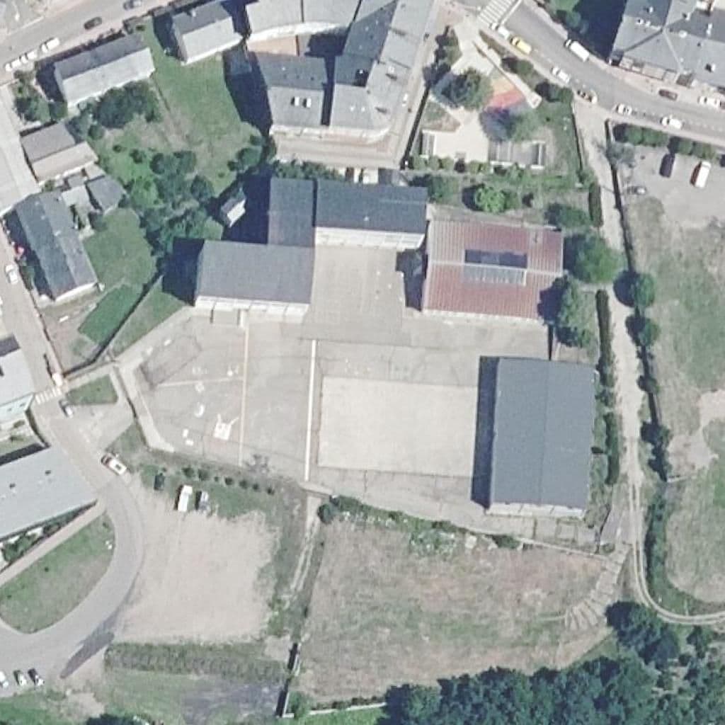 Вид сверху на территорию школы «SAN MIGUEL»