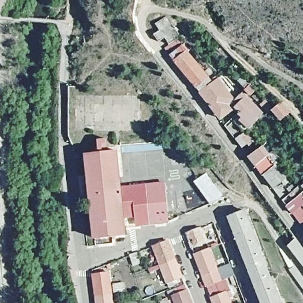 Aerial view of the grounds of SAN MIGUEL ARCÁNGEL