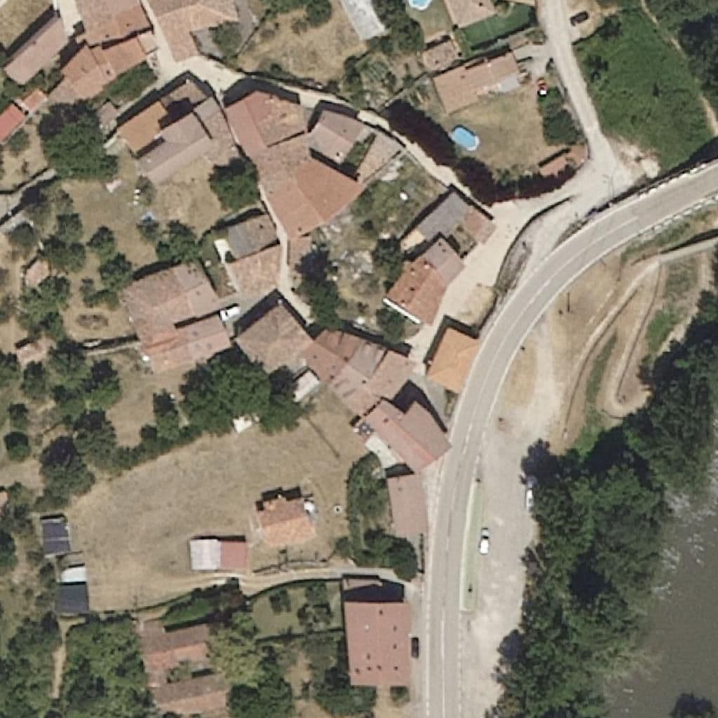 Aerial view of the grounds of SAN MIGUEL ARCÁNGEL