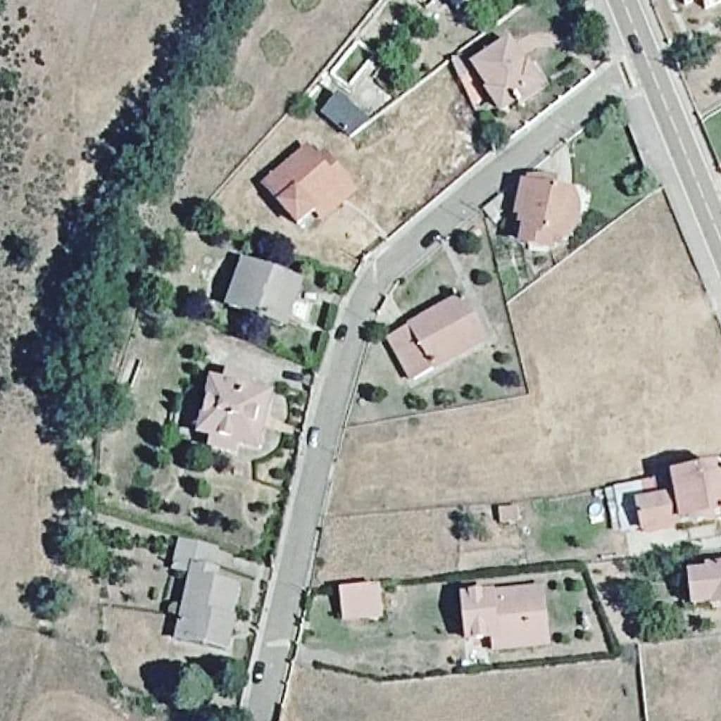 Aerial view of the grounds of SAN TIRSO