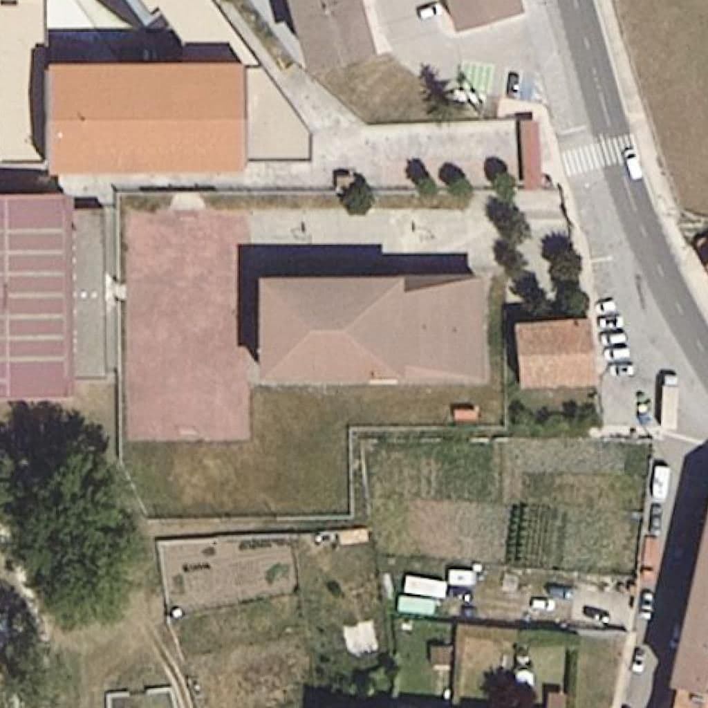 Aerial view of the grounds of SANTA CECILIA