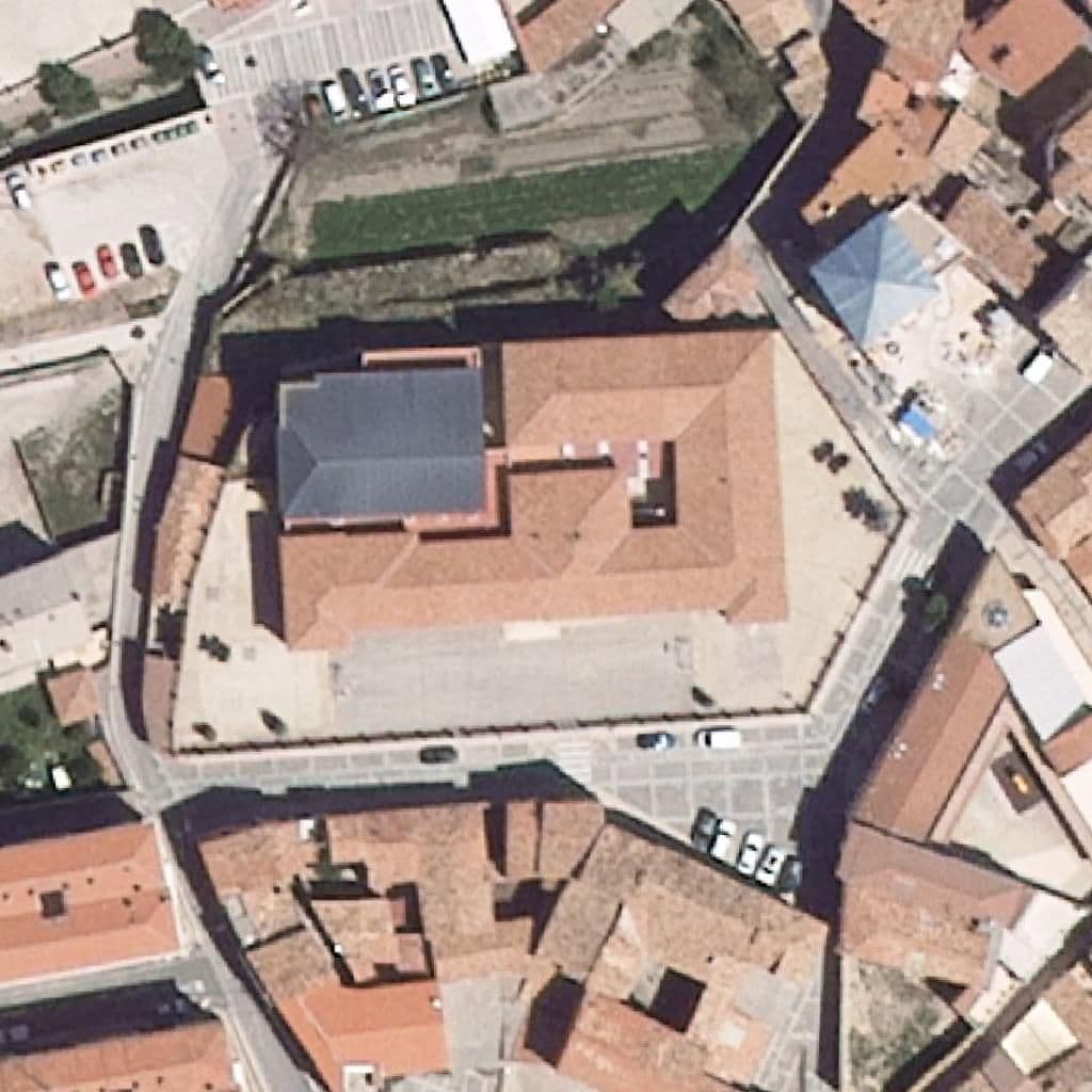 Vista aérea del recinto de SOR MARÍA DE JESÚS
