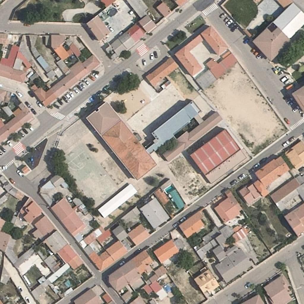 Aerial view of the grounds of TIERRA DE PINARES