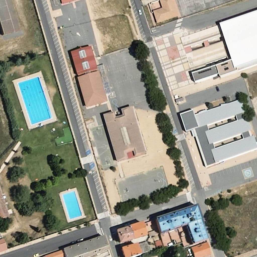 Aerial view of the grounds of VICENTE ALEIXANDRE