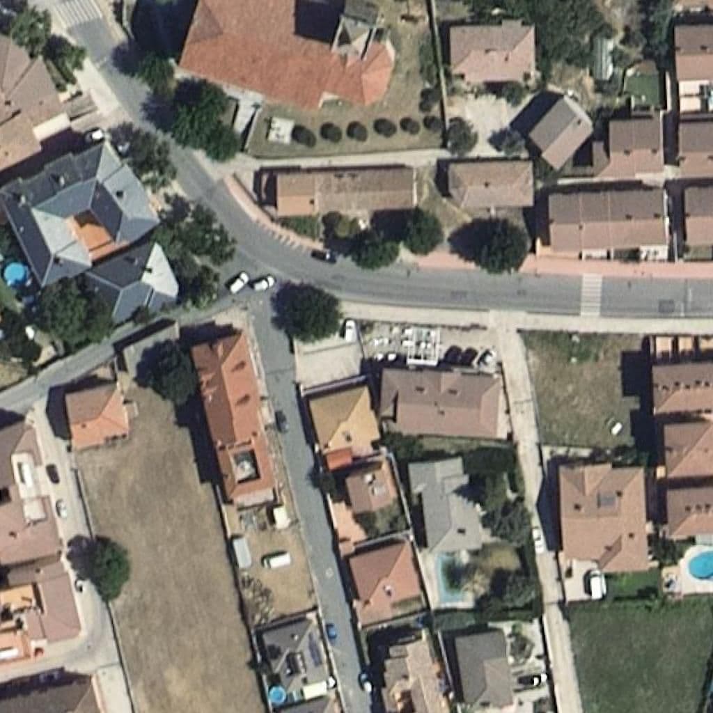 Вид згори на територію школи «VILLA DE LA ADRADA»