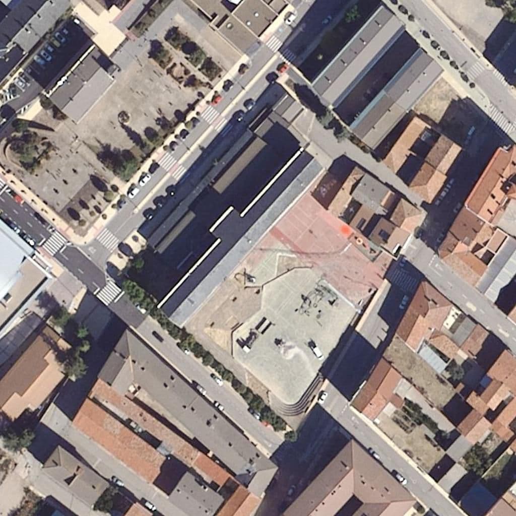 Aerial view of the grounds of VIRGEN DE OLMACEDO