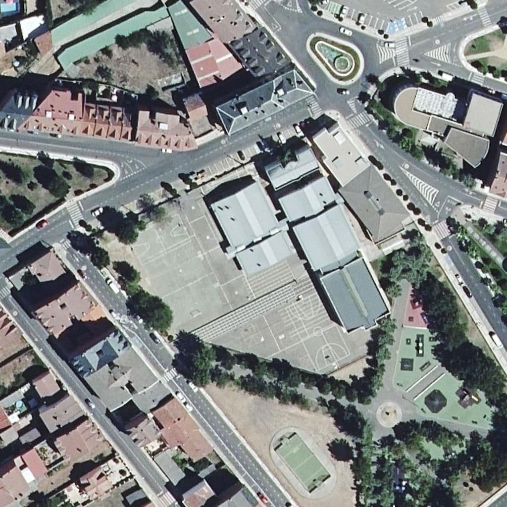Aerial view of the grounds of CAMINO DE SANTIAGO