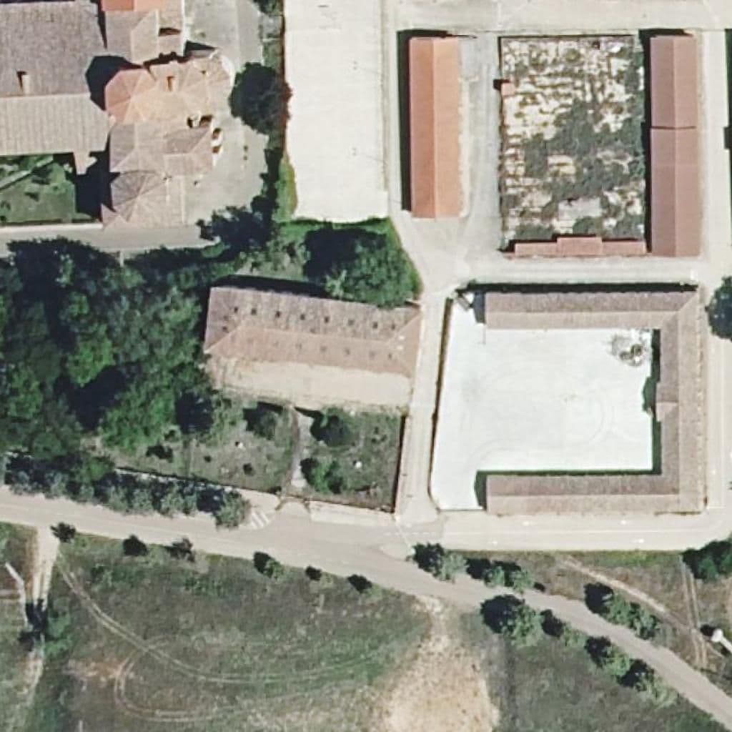 Aerial view of the grounds of SAN RAFAEL DE LA SANTA ESPINA