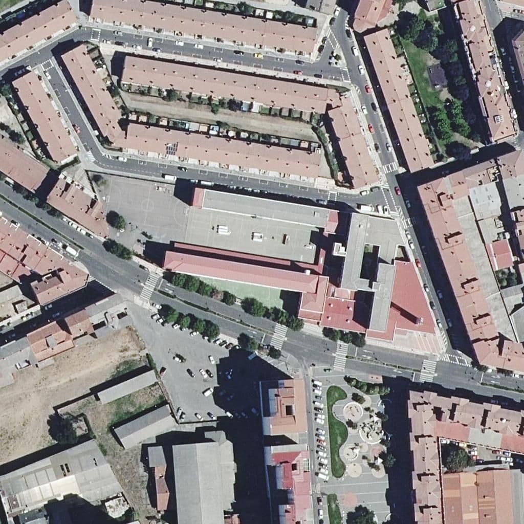 Aerial view of the grounds of LA ANUNCIATA