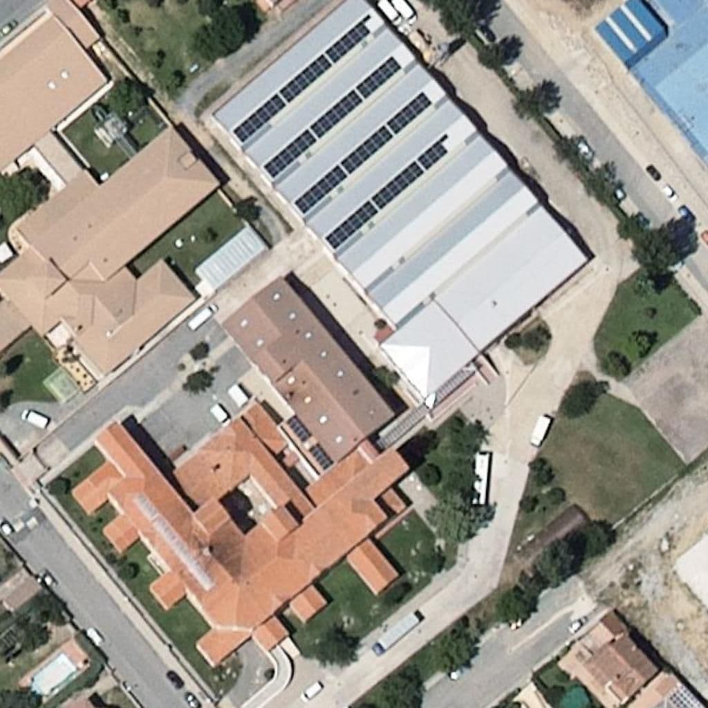 Aerial view of the grounds of MADRES CONCEPCIONISTAS