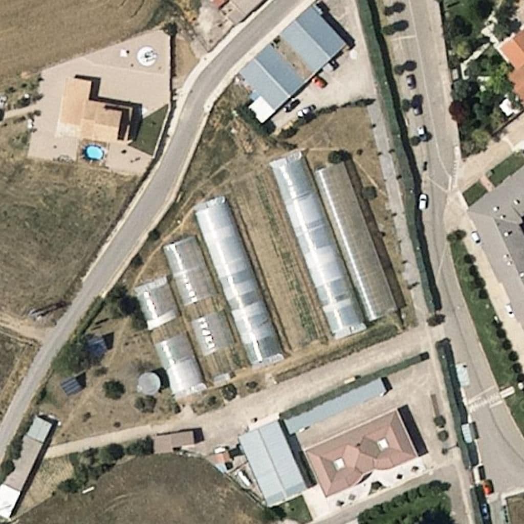 Aerial view of the grounds of CANAL DE CASTILLA