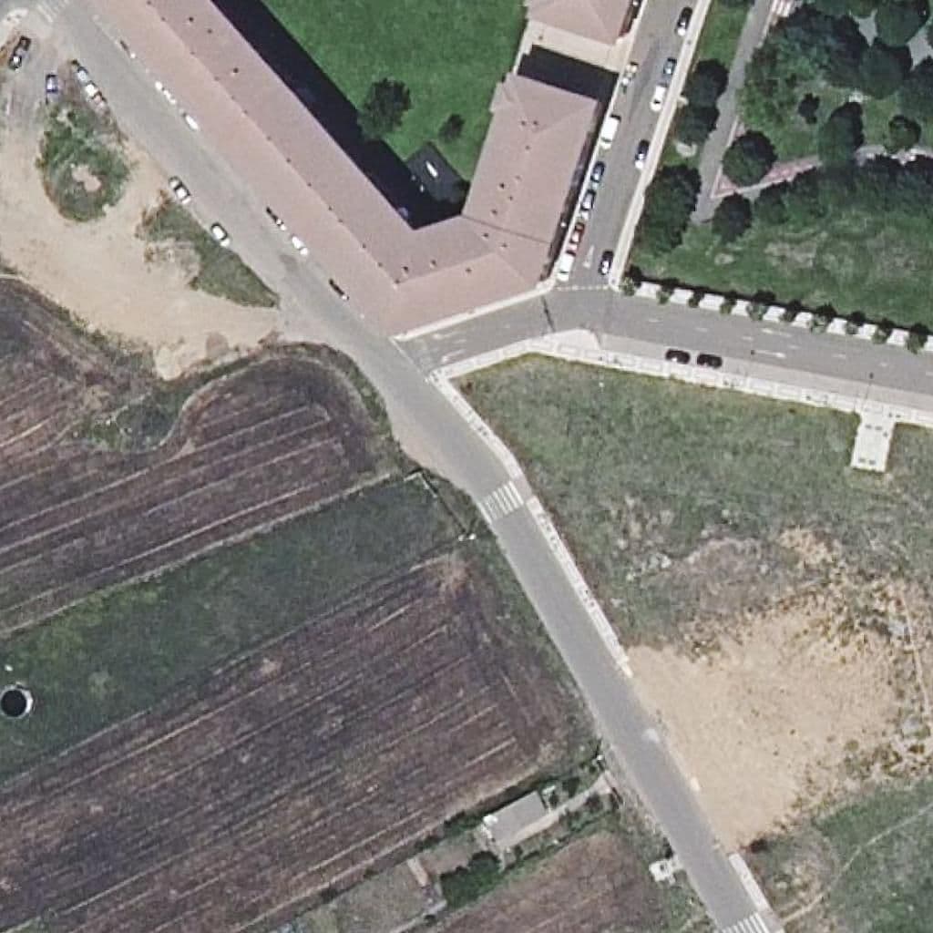 Aerial view of the grounds of ARCO IRIS