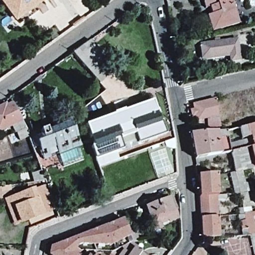 Aerial view of the grounds of CARLOS MARÍA