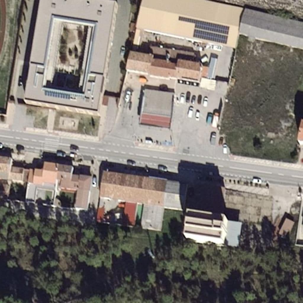 Aerial view of the grounds of PRINCESAS Y PIRATAS DEL BURGO