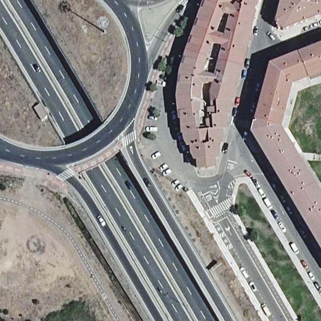 Aerial view of the grounds of RENACUAJOS
