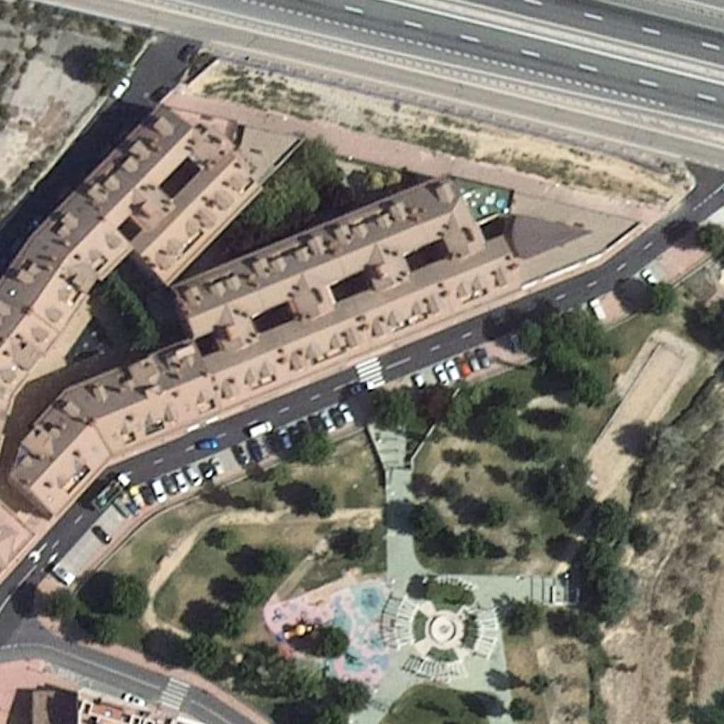 Aerial view of the grounds of SOL SOLETE