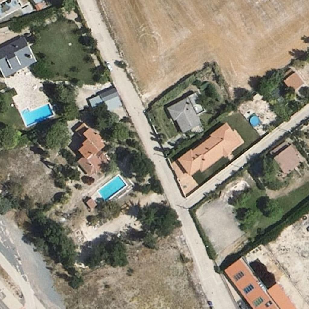 Aerial view of the grounds of EL TRENECITO