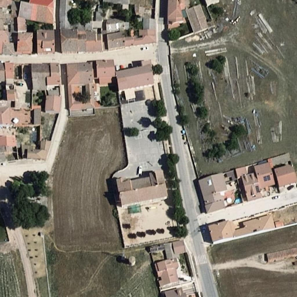 Aerial view of the grounds of FUENTEPELAYO
