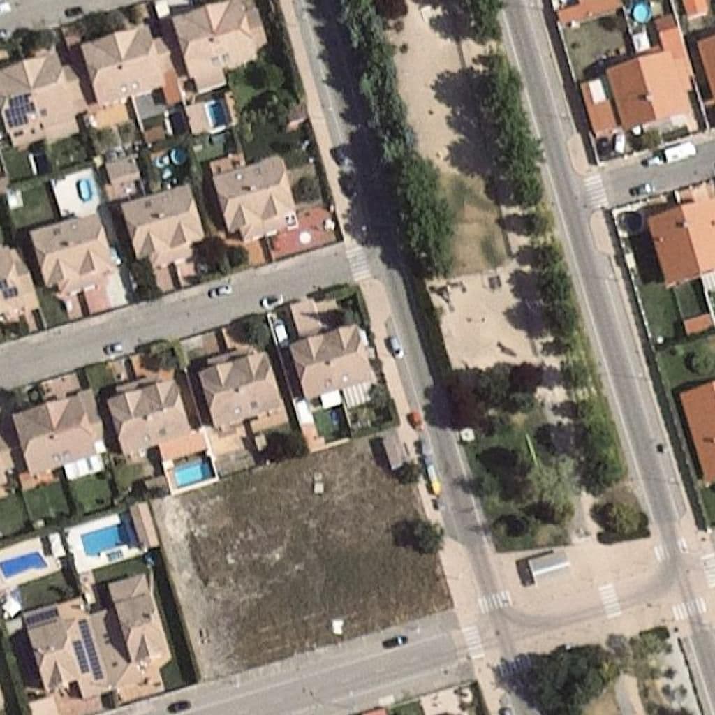 Aerial view of the grounds of LA RANITA