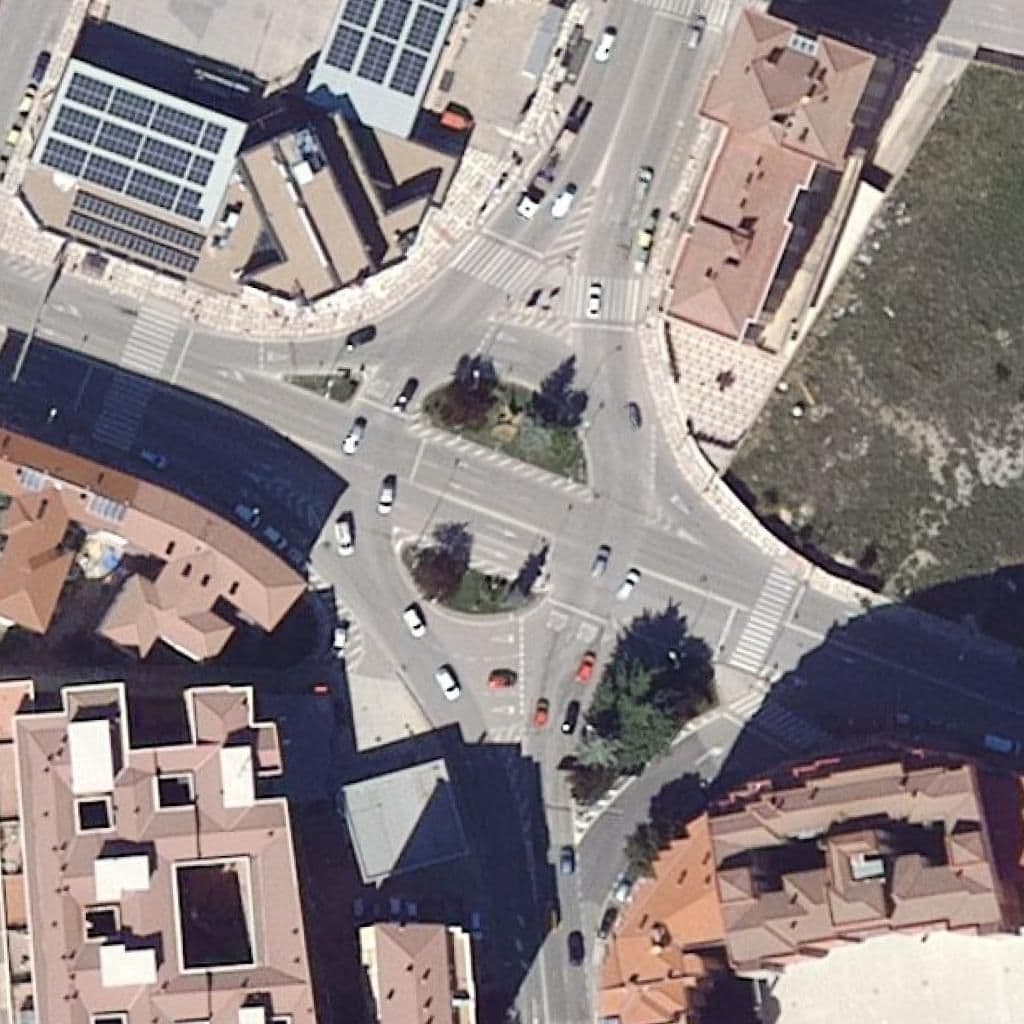 Aerial view of the grounds of LANGA