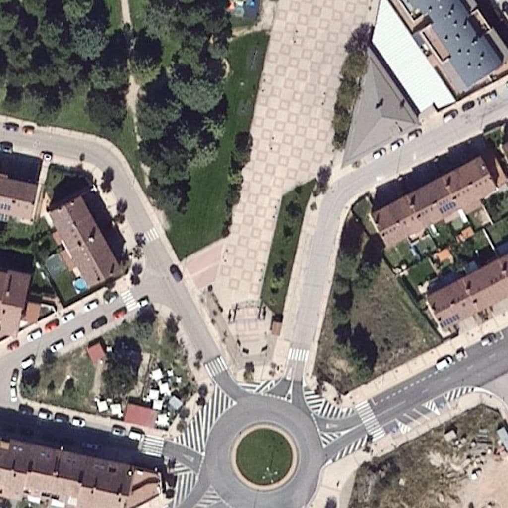 Aerial view of the grounds of LAS CAMARETAS
