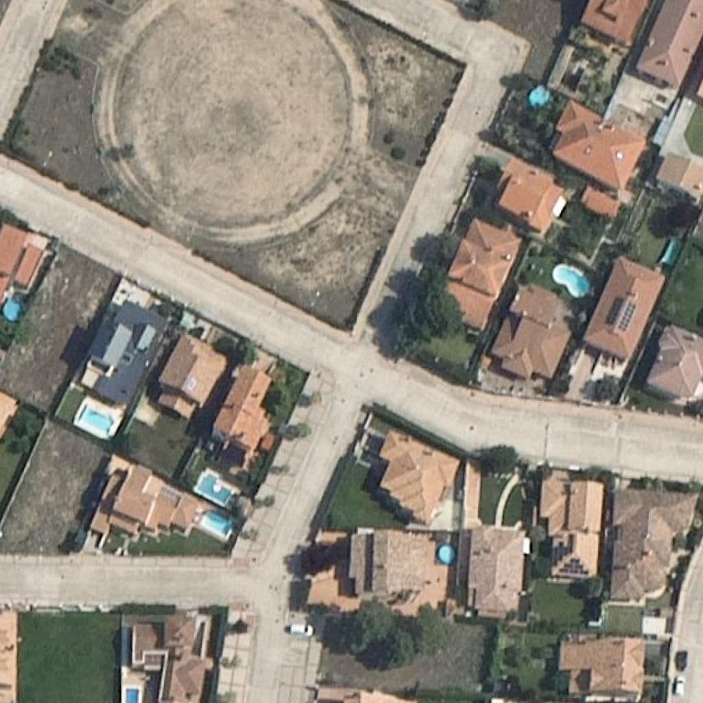 Aerial view of the grounds of LOS ENANITOS