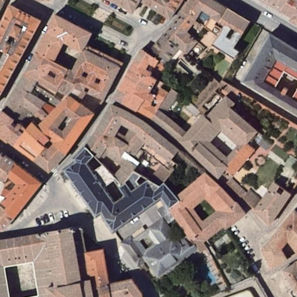 Aerial view of the grounds of LOS PIMPOLLOS