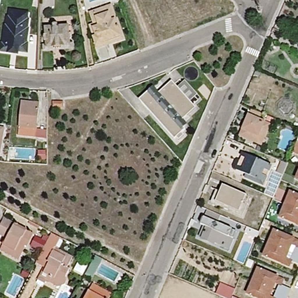 Aerial view of the grounds of MORALES DEL VINO