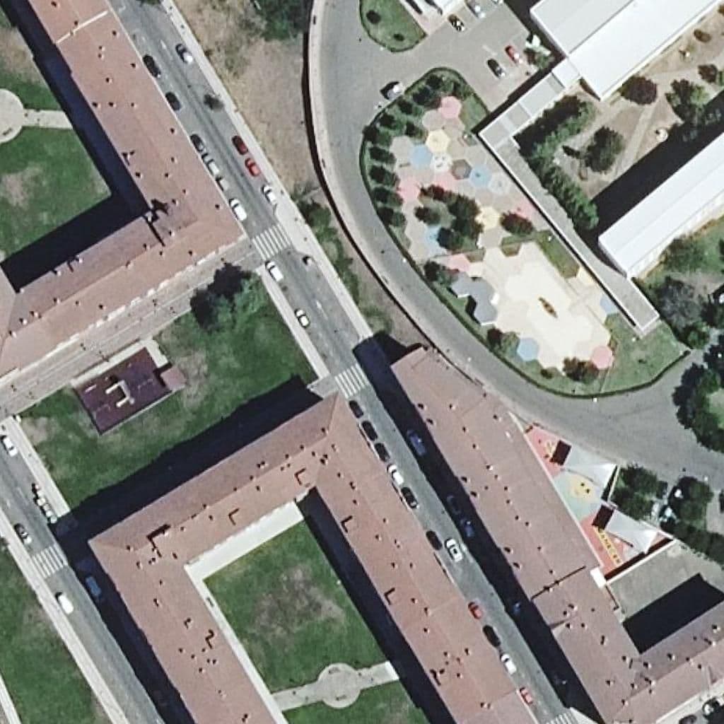 Aerial view of the grounds of NUEVO AMANECER