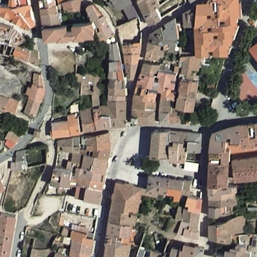 Aerial view of the grounds of PELONCETES