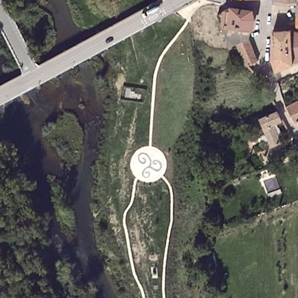 Aerial view of the grounds of PEQUEÑOS NUMANTINOS
