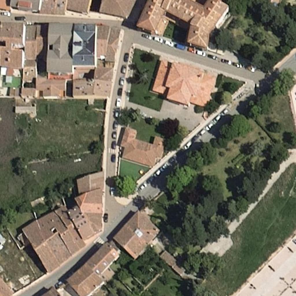 Aerial view of the grounds of RIAZA