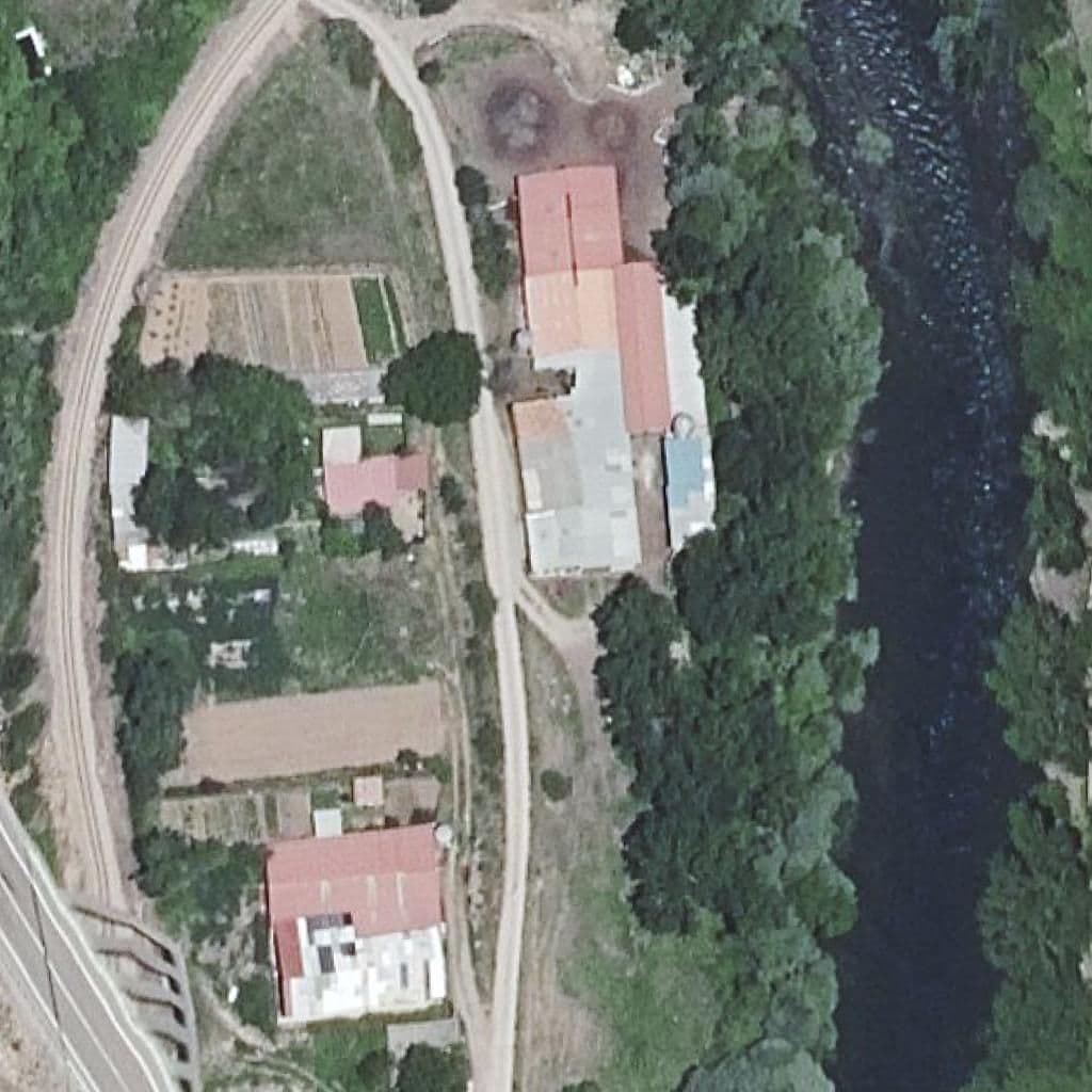 Вид згори на територію школи «SANTA BÁRBARA»