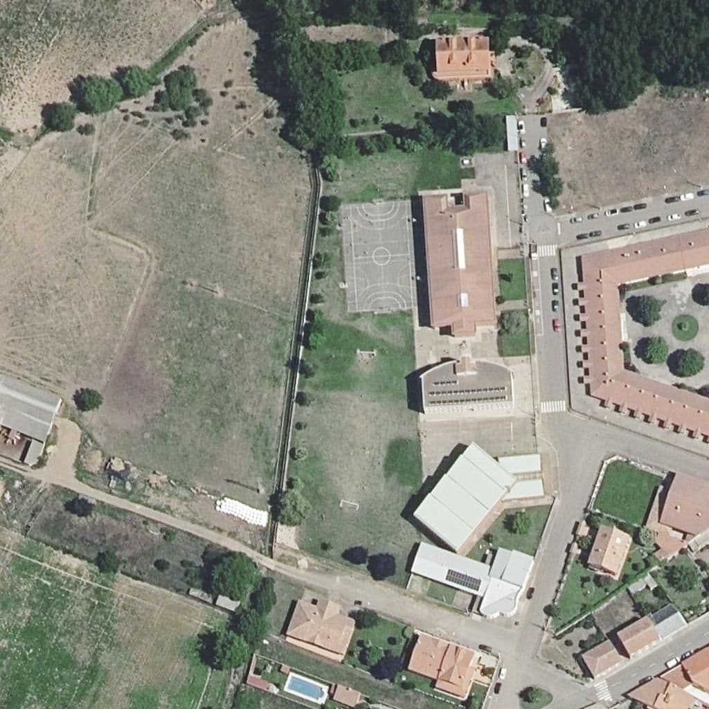 Aerial view of the grounds of SOLETES