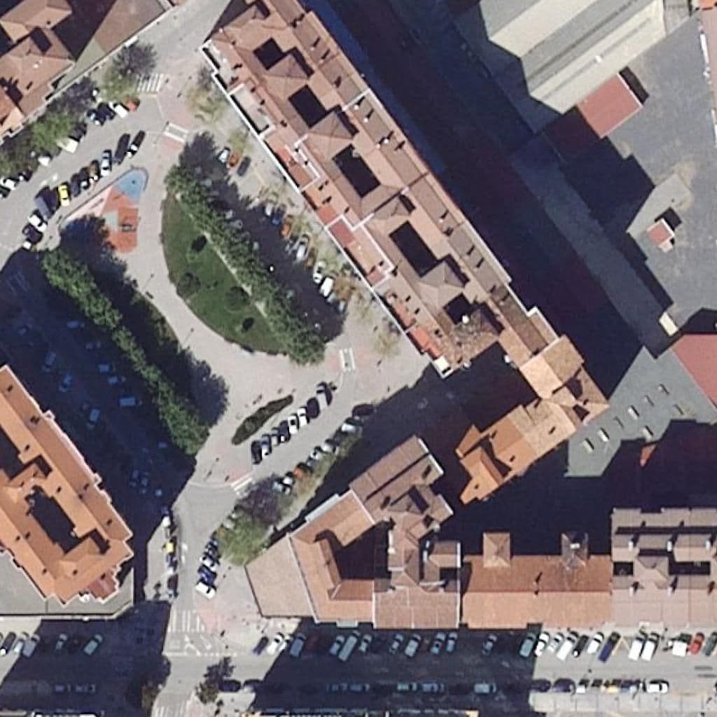 Aerial view of the grounds of LA CLAVE