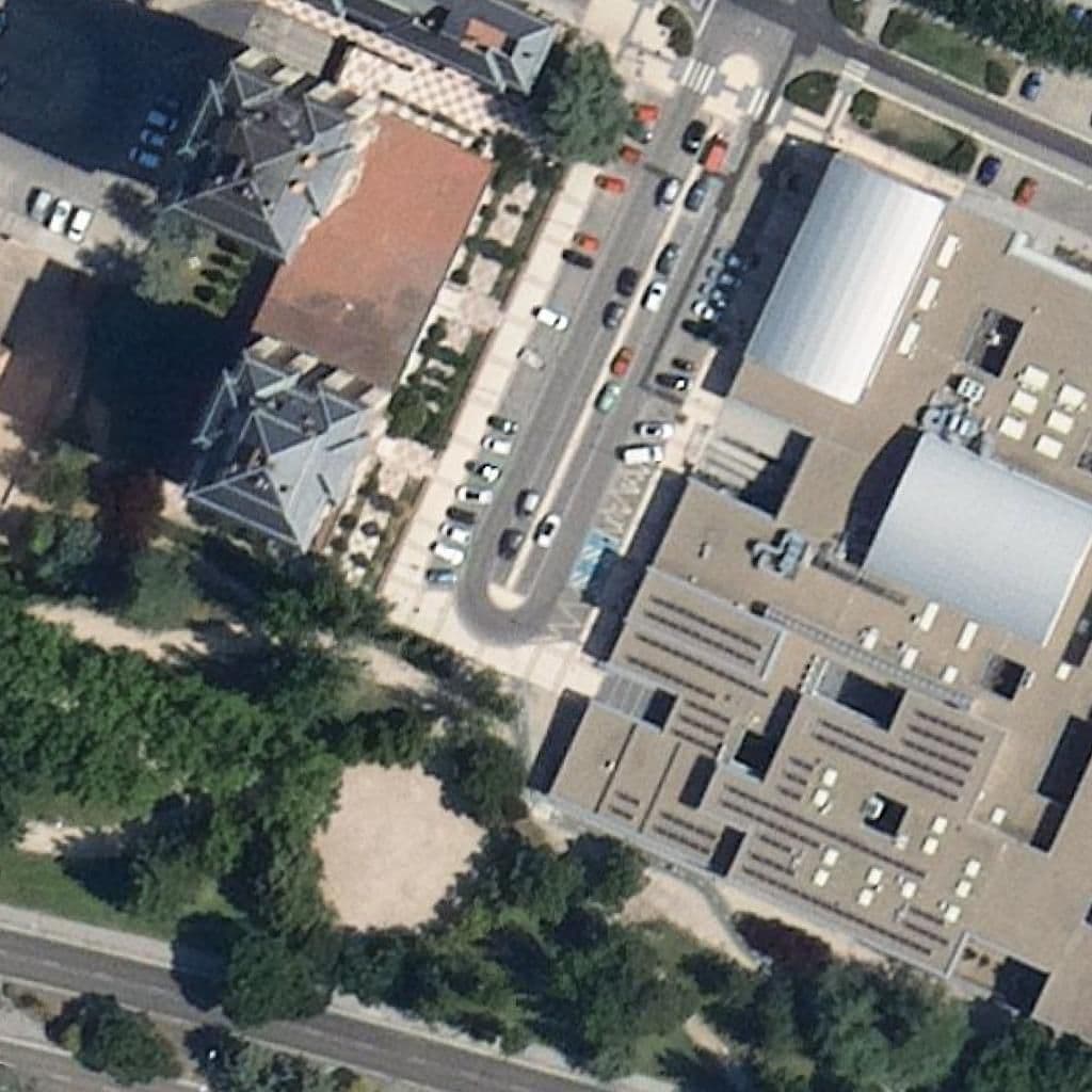 Aerial view of the grounds of MARIANO DE LAS HERAS