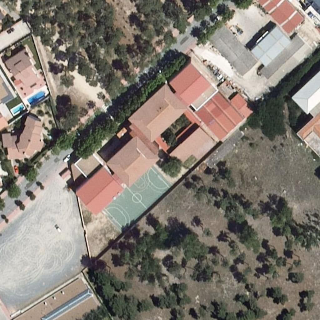 Aerial view of the grounds of ADAJA