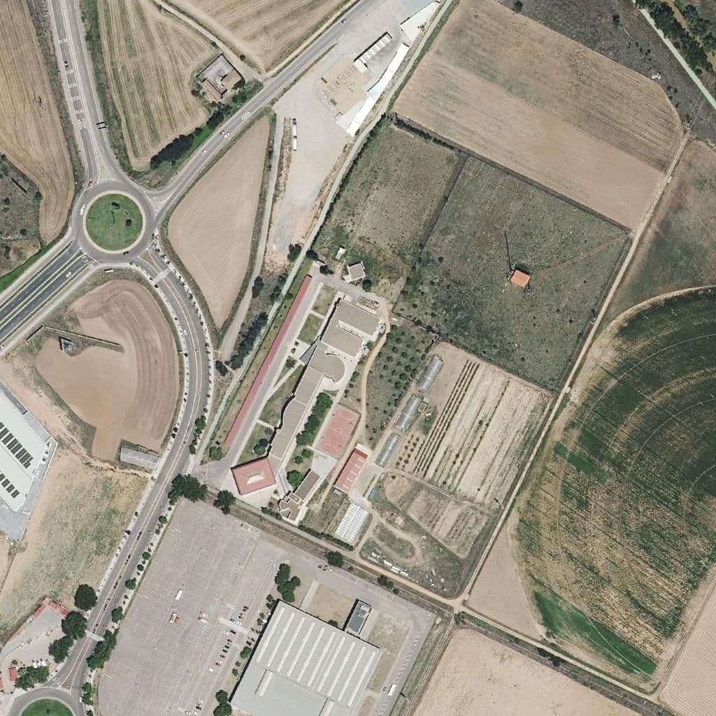 Aerial view of the grounds of ALFONSO IX