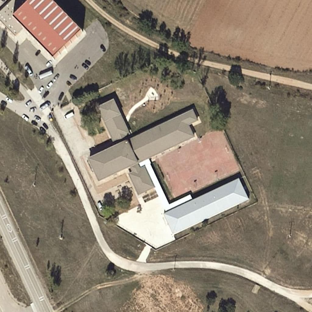 Aerial view of the grounds of ALFOZ DE LARA
