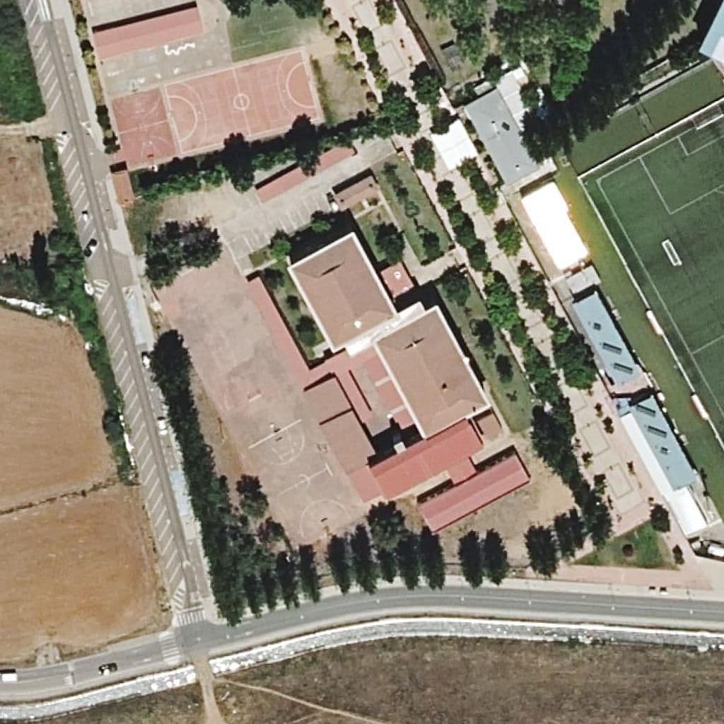 Aerial view of the grounds of CALISTO Y MELIBEA